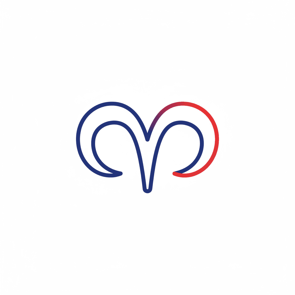 Ilustración del signo zodiacal Aries