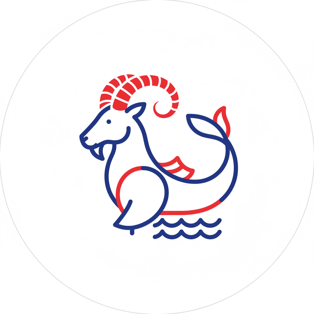 Ilustración del signo zodiacal Capricornio